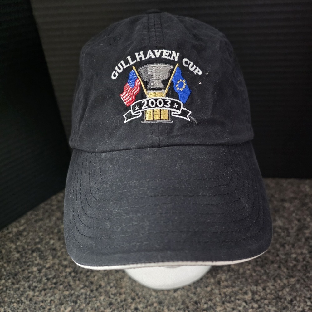 Ping Collection Gullhaven Cup‎ 2003 Adjustable Hat Black Golf Cap International